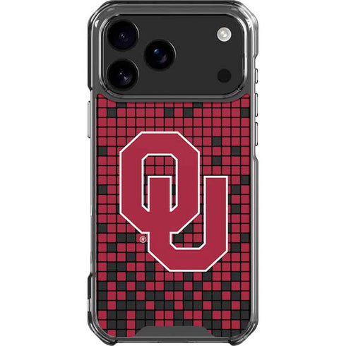 University of Oklahoma Sooners Red Digi iPhone 18 Pro Max Clear Case