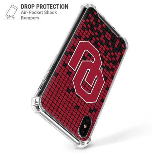 University of Oklahoma Sooners Red Digi iPhone X/XS Clear Case