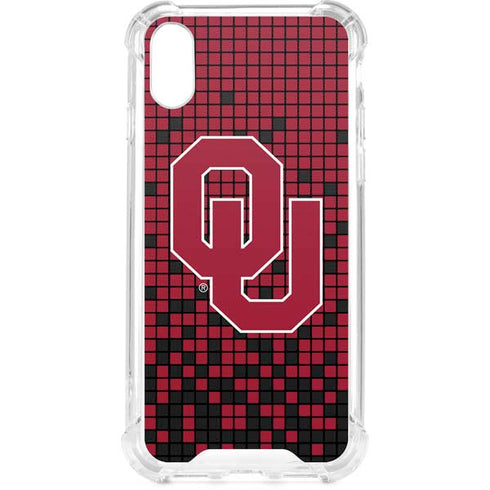 University of Oklahoma Sooners Red Digi iPhone XS Clear Case