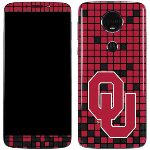University of Oklahoma Sooners Red Digi Moto E5 Plus Skin