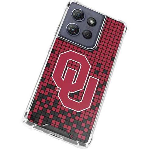 University of Oklahoma Sooners Red Digi Moto G 5G (2025) Clear Case