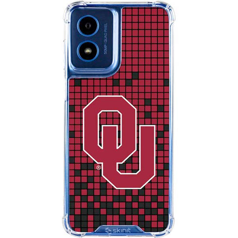 University of Oklahoma Sooners Red Digi Moto G 5G (2024) Clear Case