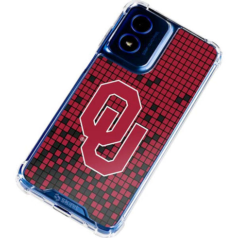 University of Oklahoma Sooners Red Digi Moto G 5G (2024) Clear Case