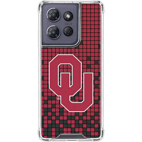 University of Oklahoma Sooners Red Digi Moto G Play 5G (2025) Clear Case