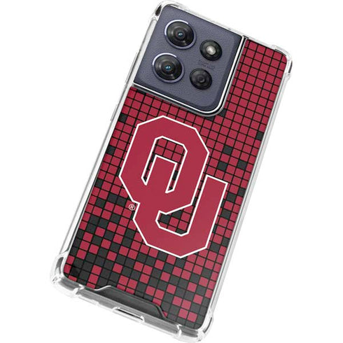 University of Oklahoma Sooners Red Digi Moto G Play 5G (2025) Clear Case