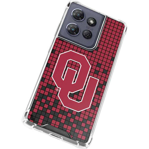 University of Oklahoma Sooners Red Digi Moto G Power 5G (2025) Clear Case