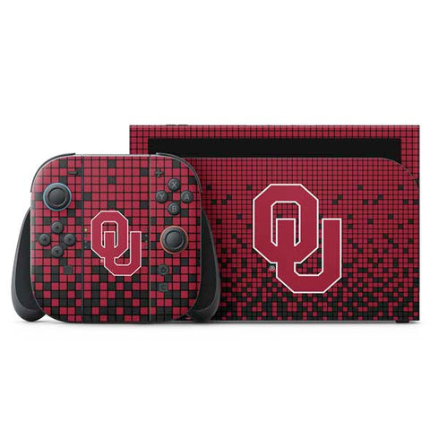 University of Oklahoma Sooners Red Digi Nintendo Skins