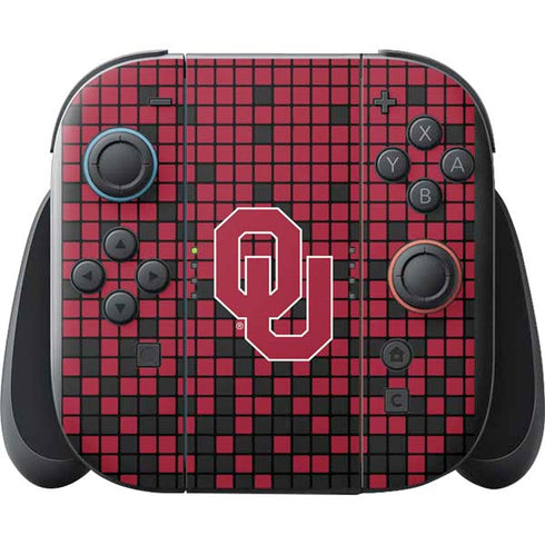 University of Oklahoma Sooners Red Digi Nintendo Switch 2 (2025) with Joy-Con Skin