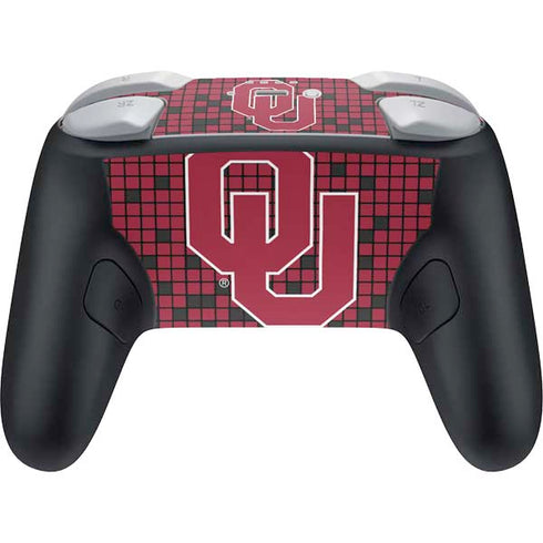 University of Oklahoma Sooners Red Digi Nintendo Switch 2 (2025) Pro Controller Skin