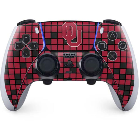 University of Oklahoma Sooners Red Digi PS5 DualSense Edge Pro Controller Skin
