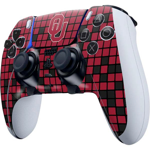 University of Oklahoma Sooners Red Digi PS5 DualSense Edge Pro Controller Skin