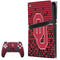 University of Oklahoma Sooners Red Digi PS5 Pro Bundle Skin
