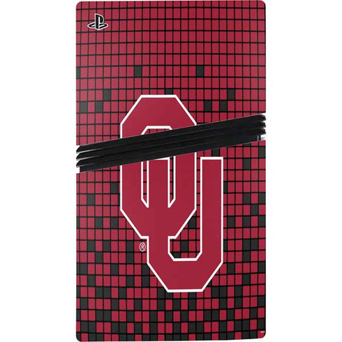 University of Oklahoma Sooners Red Digi PS5 Pro Bundle Skin