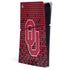 University of Oklahoma Sooners Red Digi PS5 Slim Digital Edition Console Skin