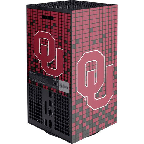 University of Oklahoma Sooners Red Digi XBox Series X Digital Edition Console Skin