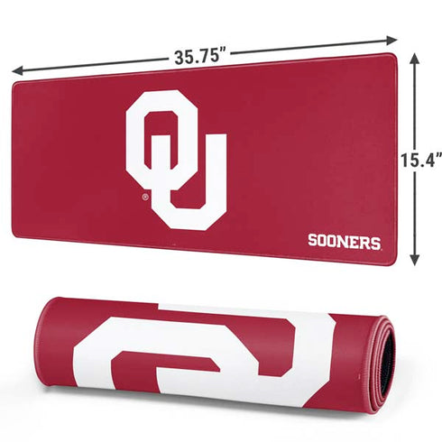 University of Oklahoma Sooners Red Gaming Mouse Pad