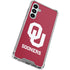 University of Oklahoma Sooners Red Galaxy A16 5G Clear Case