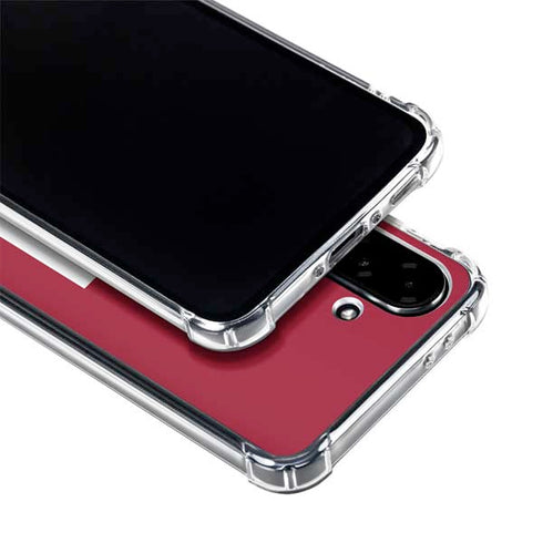 University of Oklahoma Sooners Red Galaxy A36 5G Clear Case