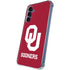 University of Oklahoma Sooners Red Galaxy A55 5G Clear Case