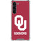 University of Oklahoma Sooners Red Galaxy S24 FE Clear Case