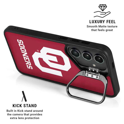 University of Oklahoma Sooners Red Galaxy S25 Kickstand Case
