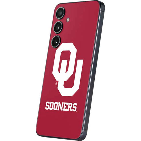 University of Oklahoma Sooners Red Galaxy S25 Plus Skin