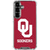 University of Oklahoma Sooners Red Galaxy S26 Clear Case
