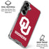 University of Oklahoma Sooners Red Galaxy S26 Plus Clear Case