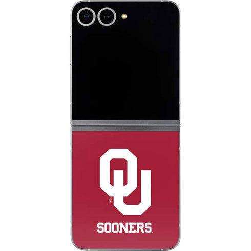 University of Oklahoma Sooners Red Galaxy Z Flip6 Skin