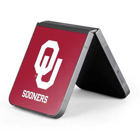 University of Oklahoma Sooners Red Galaxy Z Flip6 Skin