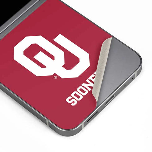 University of Oklahoma Sooners Red Galaxy Z Flip6 Skin