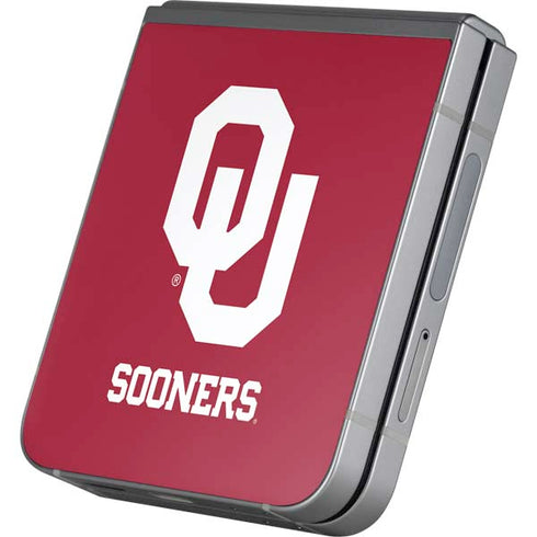 University of Oklahoma Sooners Red Galaxy Z Flip6 Skin