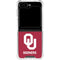 University of Oklahoma Sooners Red Galaxy Z Flip6 Clear Case