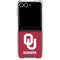 University of Oklahoma Sooners Red Galaxy Z Flip7 Clear Case