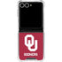 University of Oklahoma Sooners Red Galaxy Z Flip7 Clear Case