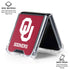 University of Oklahoma Sooners Red Galaxy Z Flip7 Clear Case