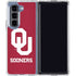 University of Oklahoma Sooners Red Galaxy Z Fold5 5G Clear Case