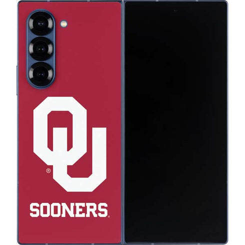 University of Oklahoma Sooners Red Galaxy Z Fold6 Skin