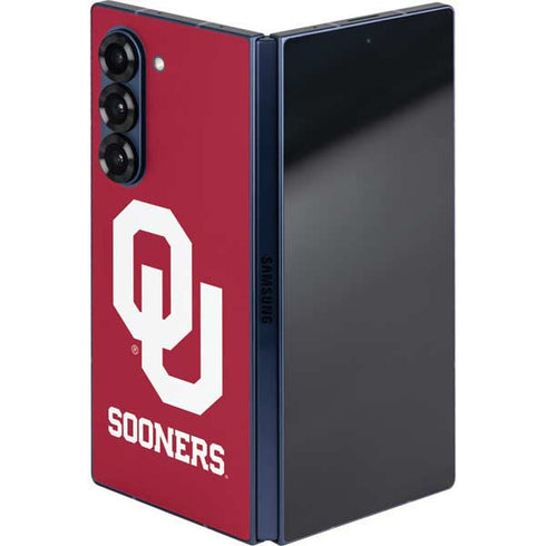 University of Oklahoma Sooners Red Galaxy Z Fold6 Skin