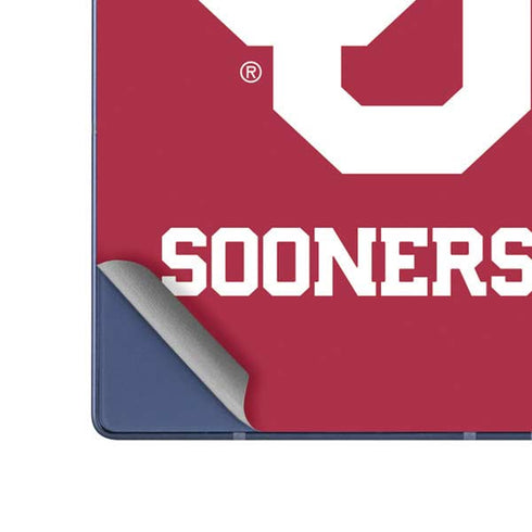 University of Oklahoma Sooners Red Galaxy Z Fold6 Skin