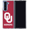 University of Oklahoma Sooners Red Galaxy Z Fold7 Clear Case