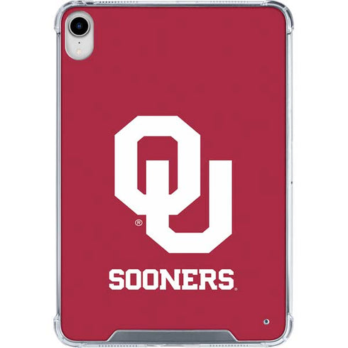 University of Oklahoma Sooners Red iPad 11th Gen (2025) Clear Case