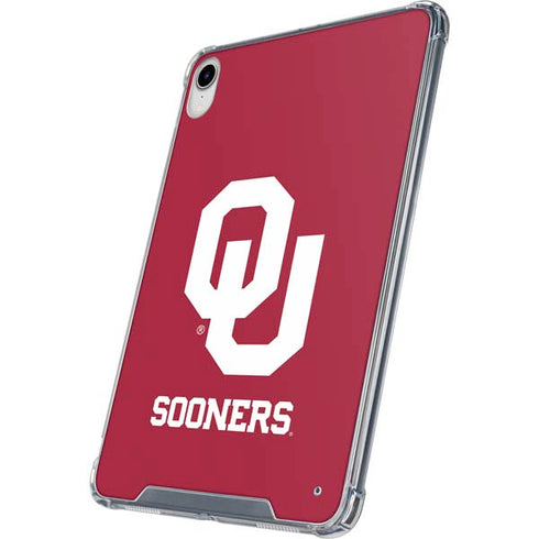 University of Oklahoma Sooners Red iPad 11th Gen (2025) Clear Case