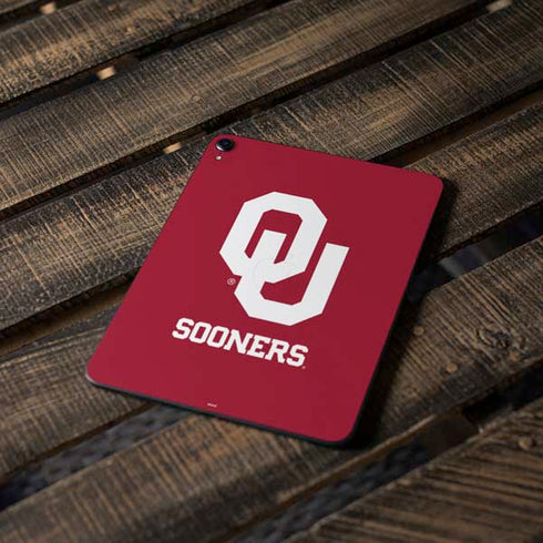 University of Oklahoma Sooners Red Apple iPad Pro Skin