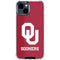 University of Oklahoma Sooners Red iPhone 15 Clear Case