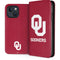 University of Oklahoma Sooners Red iPhone 15 Plus Folio Case