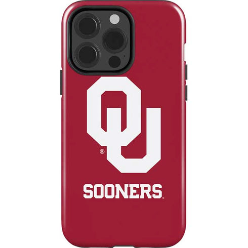 University of Oklahoma Sooners Red iPhone 15 Pro Impact Case