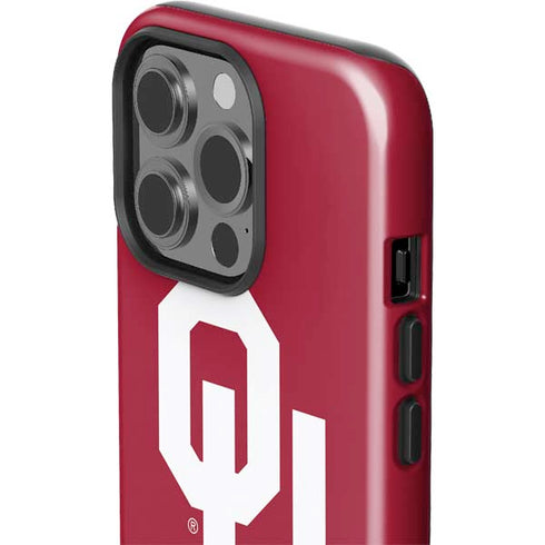 University of Oklahoma Sooners Red iPhone 15 Pro Impact Case