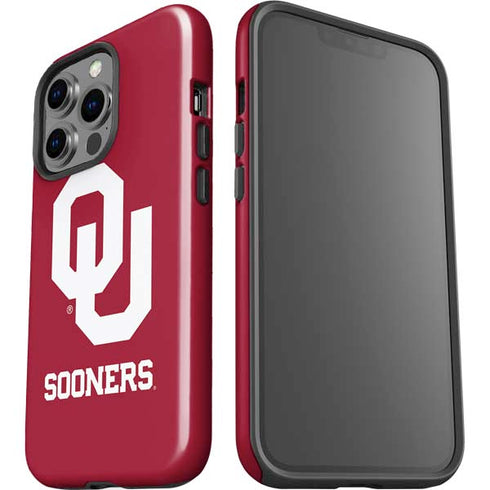 University of Oklahoma Sooners Red iPhone 15 Pro Impact Case