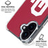 University of Oklahoma Sooners Red iPhone 16 Clear Case